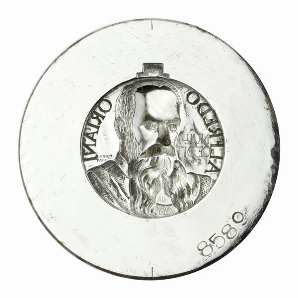 N Alfredo Oriani Nulli Cedit Morigi A XVI 54 x 41 mm  - Asta Conii e Punzoni della Storica Fabbrica di Medaglie Lorioli (1919-1950) - Associazione Nazionale - Case d'Asta italiane