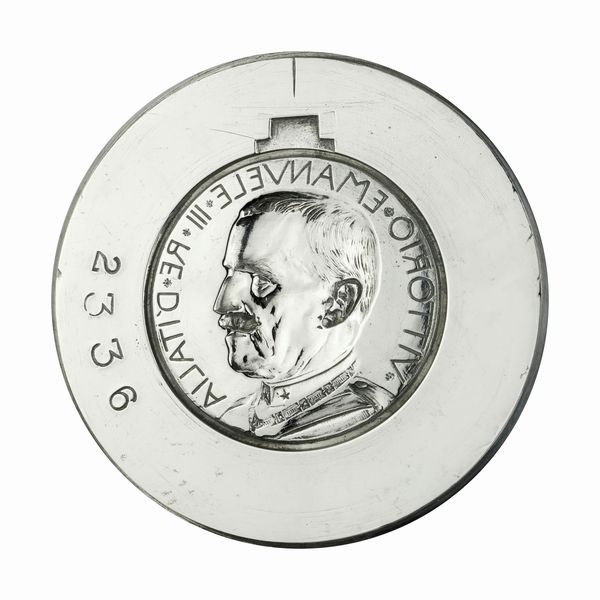 N Vittorio Emanuele III Re D'Italia 64 x 49 mm  - Asta Conii e Punzoni della Storica Fabbrica di Medaglie Lorioli (1919-1950) - Associazione Nazionale - Case d'Asta italiane