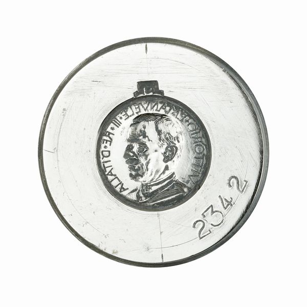 N Vittorio Emanuele III Re D'Italia 42 x 36 mm  - Asta Conii e Punzoni della Storica Fabbrica di Medaglie Lorioli (1919-1950) - Associazione Nazionale - Case d'Asta italiane