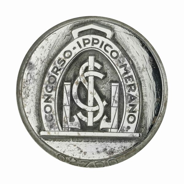 P Concorso Ippico Merano C.S.I. 42 X38 mm  - Asta Conii e Punzoni della Storica Fabbrica di Medaglie Lorioli (1919-1950) - Associazione Nazionale - Case d'Asta italiane
