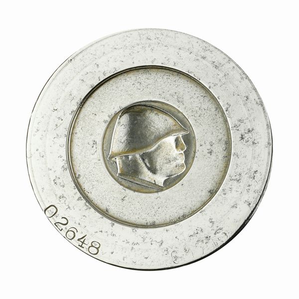 N Profilo Del Duce Con Elmetto 48 x 44 mm  - Asta Conii e Punzoni della Storica Fabbrica di Medaglie Lorioli (1919-1950) - Associazione Nazionale - Case d'Asta italiane