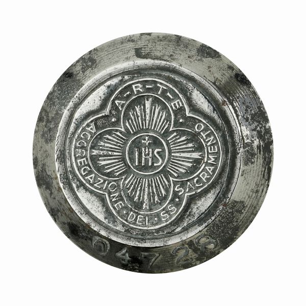 P A.R.T.E. Aggregazione Del Ss. Sacramento Ihs. 33 x 33 mm  - Asta Conii e Punzoni della Storica Fabbrica di Medaglie Lorioli (1919-1950) - Associazione Nazionale - Case d'Asta italiane