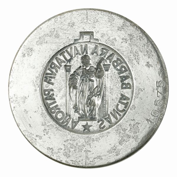 N Sancta Barbara Nautarum Patrona 62 x 44 mm  - Asta Conii e Punzoni della Storica Fabbrica di Medaglie Lorioli (1919-1950) - Associazione Nazionale - Case d'Asta italiane