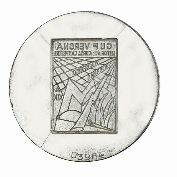 N Littoriali Di Corsa Campestre A XIX Vinceremo 77 x 53 mm  - Asta Conii e Punzoni della Storica Fabbrica di Medaglie Lorioli (1919-1950) - Associazione Nazionale - Case d'Asta italiane