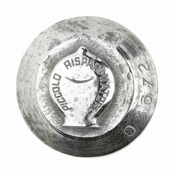 P Piccolo Risparmiatore 33 x 33 mm  - Asta Conii e Punzoni della Storica Fabbrica di Medaglie Lorioli (1919-1950) - Associazione Nazionale - Case d'Asta italiane