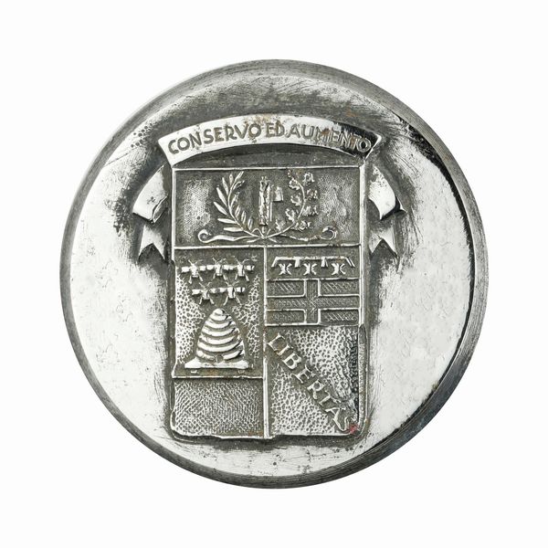 P Conservo Ed Aumento Libertas 43 x 42 mm  - Asta Conii e Punzoni della Storica Fabbrica di Medaglie Lorioli (1919-1950) - Associazione Nazionale - Case d'Asta italiane