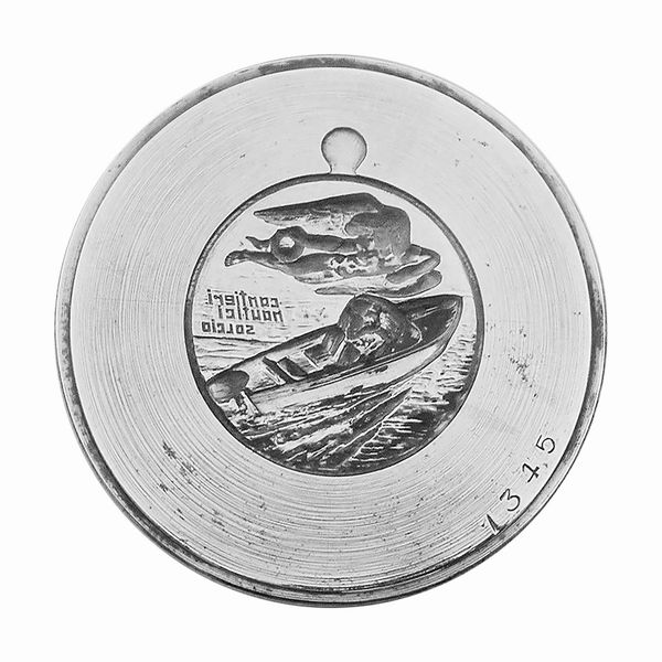 N Cantieri Navali Suleio 76 x 38 mm  - Asta Conii e Punzoni della Storica Fabbrica di Medaglie Lorioli (1919-1950) - Associazione Nazionale - Case d'Asta italiane