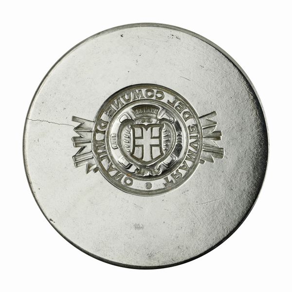 N Tramvie Del Comune Di Milano 54 x 41 mm  - Asta Conii e Punzoni della Storica Fabbrica di Medaglie Lorioli (1919-1950) - Associazione Nazionale - Case d'Asta italiane