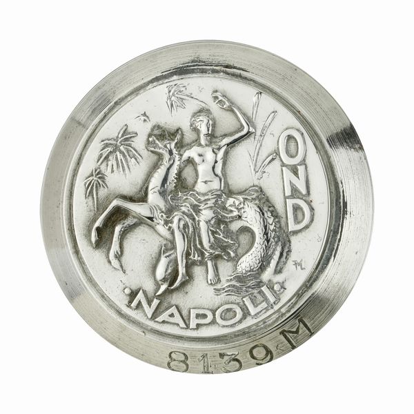 P ON D Napoli 40 x 41 mm  - Asta Conii e Punzoni della Storica Fabbrica di Medaglie Lorioli (1919-1950) - Associazione Nazionale - Case d'Asta italiane