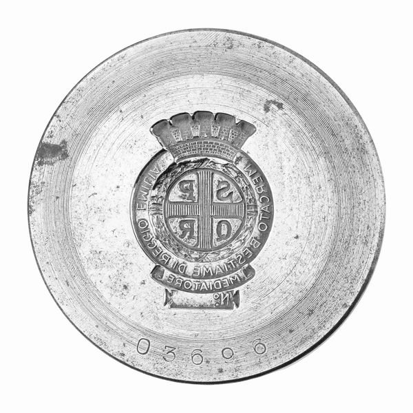 N SP Q R Mercato Bestiame Di Reggio Emilia MediatoreN 71 x 54 mm  - Asta Conii e Punzoni della Storica Fabbrica di Medaglie Lorioli (1919-1950) - Associazione Nazionale - Case d'Asta italiane