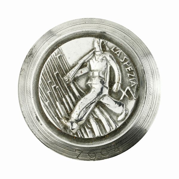 P La Spezia 46 x 42 mm  - Asta Conii e Punzoni della Storica Fabbrica di Medaglie Lorioli (1919-1950) - Associazione Nazionale - Case d'Asta italiane