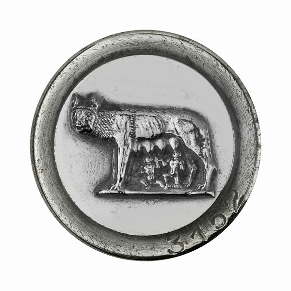 P Lupa Con Romolo E Remo 30 x 34 mm  - Asta Conii e Punzoni della Storica Fabbrica di Medaglie Lorioli (1919-1950) - Associazione Nazionale - Case d'Asta italiane