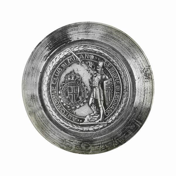P Automobile Club Di Milano Sezione Di Legnano 29 x 33 mm  - Asta Conii e Punzoni della Storica Fabbrica di Medaglie Lorioli (1919-1950) - Associazione Nazionale - Case d'Asta italiane