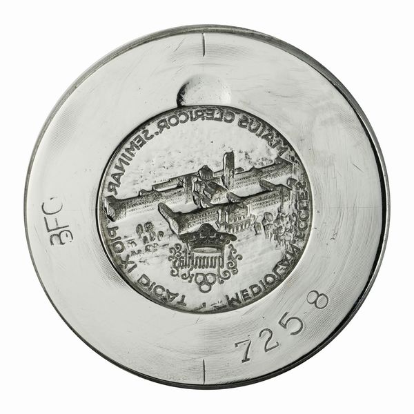 N Mediolan Eccles Maius Clericor Seminari Pio XI Dicat 56 x 47 mm  - Asta Conii e Punzoni della Storica Fabbrica di Medaglie Lorioli (1919-1950) - Associazione Nazionale - Case d'Asta italiane