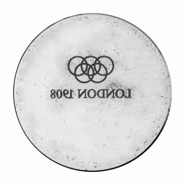 N London 1908 (Olimpiadi) 68 x 63 mm  - Asta Conii e Punzoni della Storica Fabbrica di Medaglie Lorioli (1919-1950) - Associazione Nazionale - Case d'Asta italiane