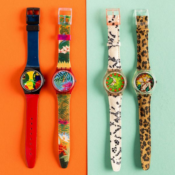 Swatch : Quattro Swatch Lady NOS  - Asta Swatch my Valentine - Associazione Nazionale - Case d'Asta italiane