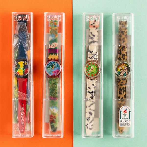 Swatch : Quattro Swatch Lady NOS  - Asta Swatch my Valentine - Associazione Nazionale - Case d'Asta italiane