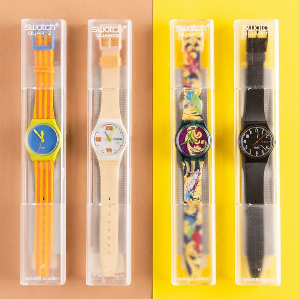 Swatch : Quattro Swatch NOS  - Asta Swatch my Valentine - Associazione Nazionale - Case d'Asta italiane
