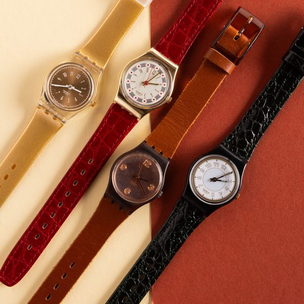 Swatch : Quattro Swatch Lady NOS  - Asta Swatch my Valentine - Associazione Nazionale - Case d'Asta italiane