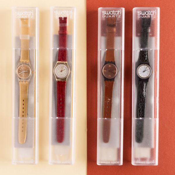 Swatch : Quattro Swatch Lady NOS  - Asta Swatch my Valentine - Associazione Nazionale - Case d'Asta italiane