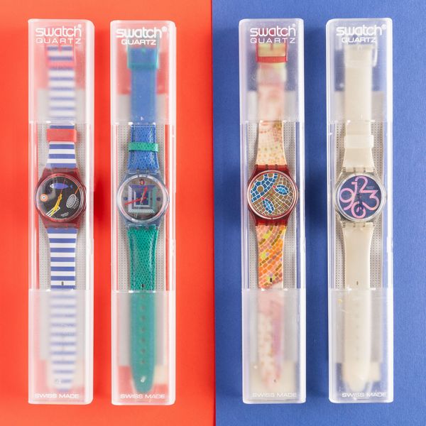 Swatch : Quattro Swatch NOS  - Asta Swatch my Valentine - Associazione Nazionale - Case d'Asta italiane