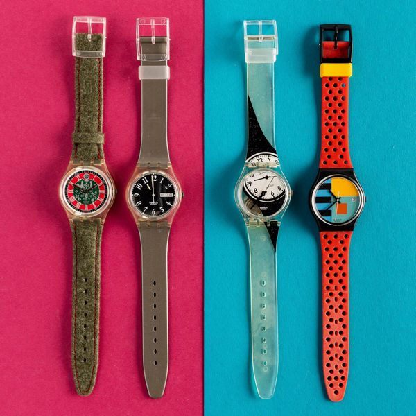 Swatch : Quattro Swatch NOS  - Asta Swatch my Valentine - Associazione Nazionale - Case d'Asta italiane
