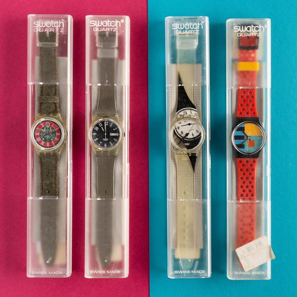 Swatch : Quattro Swatch NOS  - Asta Swatch my Valentine - Associazione Nazionale - Case d'Asta italiane