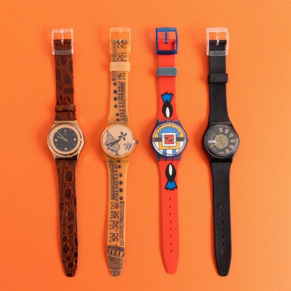 Swatch : Quattro Swatch NOS  - Asta Swatch my Valentine - Associazione Nazionale - Case d'Asta italiane