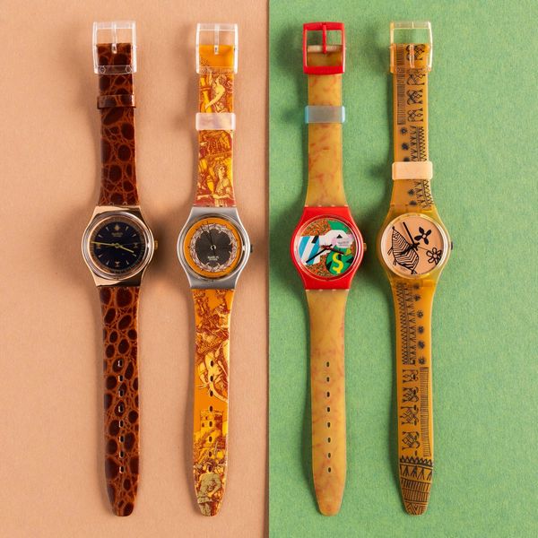 Swatch : Quattro Swatch NOS  - Asta Swatch my Valentine - Associazione Nazionale - Case d'Asta italiane