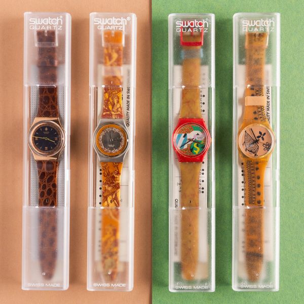 Swatch : Quattro Swatch NOS  - Asta Swatch my Valentine - Associazione Nazionale - Case d'Asta italiane