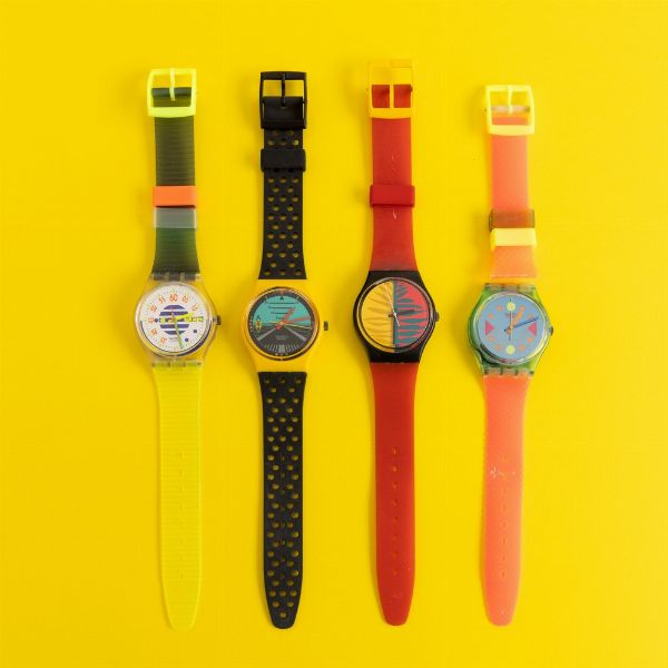 Swatch : Quattro Swatch NOS  - Asta Swatch my Valentine - Associazione Nazionale - Case d'Asta italiane