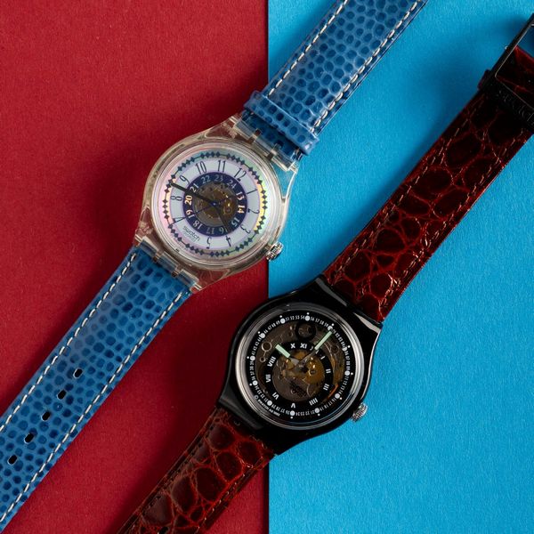 Swatch : Due Swatch Automatic NOS  - Asta Swatch my Valentine - Associazione Nazionale - Case d'Asta italiane