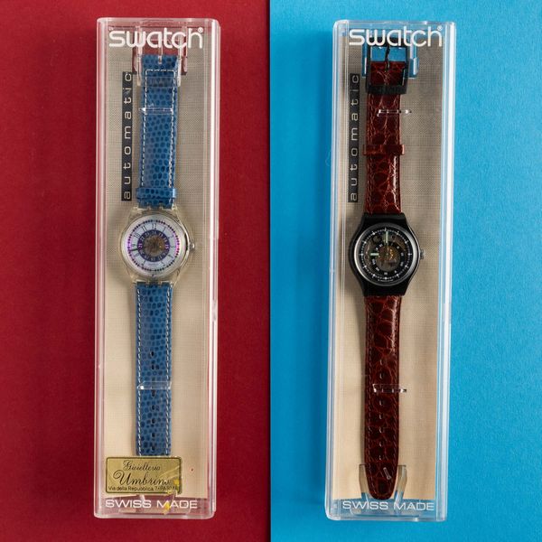 Swatch : Due Swatch Automatic NOS  - Asta Swatch my Valentine - Associazione Nazionale - Case d'Asta italiane