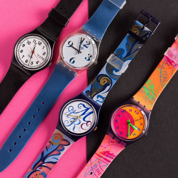 Swatch : Quattro Swatch NOS  - Asta Swatch my Valentine - Associazione Nazionale - Case d'Asta italiane