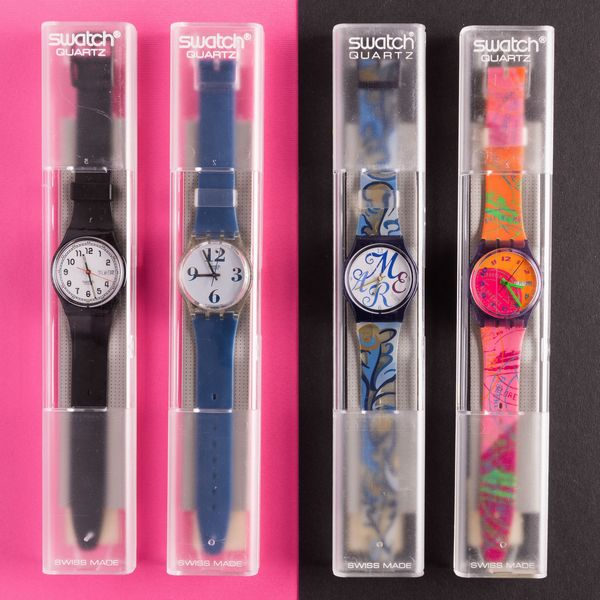 Swatch : Quattro Swatch NOS  - Asta Swatch my Valentine - Associazione Nazionale - Case d'Asta italiane