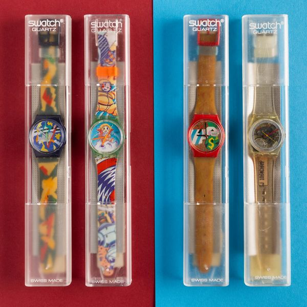 Swatch : Quattro Swatch NOS  - Asta Swatch my Valentine - Associazione Nazionale - Case d'Asta italiane