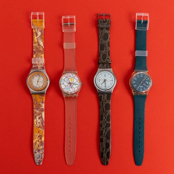 Swatch : Quattro Swatch NOS  - Asta Swatch my Valentine - Associazione Nazionale - Case d'Asta italiane
