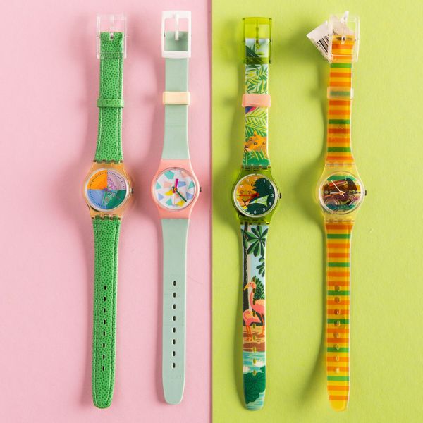 Swatch : Quattro Swatch Lady NOS  - Asta Swatch my Valentine - Associazione Nazionale - Case d'Asta italiane