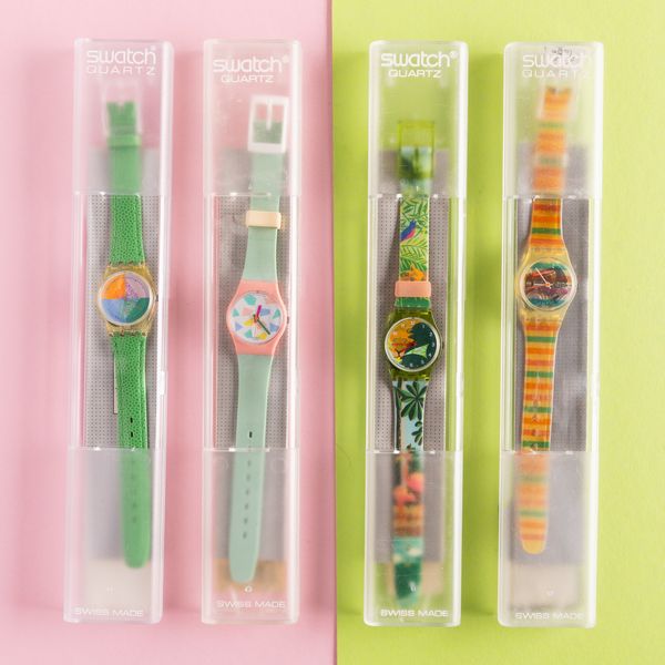 Swatch : Quattro Swatch Lady NOS  - Asta Swatch my Valentine - Associazione Nazionale - Case d'Asta italiane