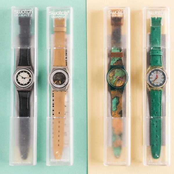 Swatch : Quattro Swatch NOS  - Asta Swatch my Valentine - Associazione Nazionale - Case d'Asta italiane