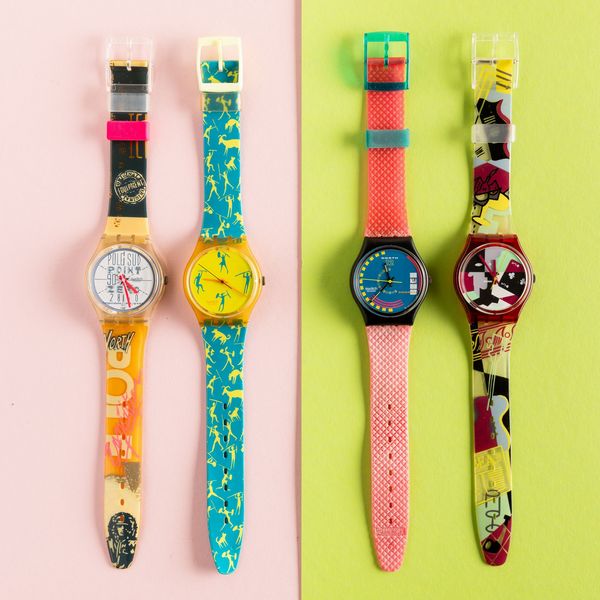 Swatch : Quattro Swatch NOS  - Asta Swatch my Valentine - Associazione Nazionale - Case d'Asta italiane