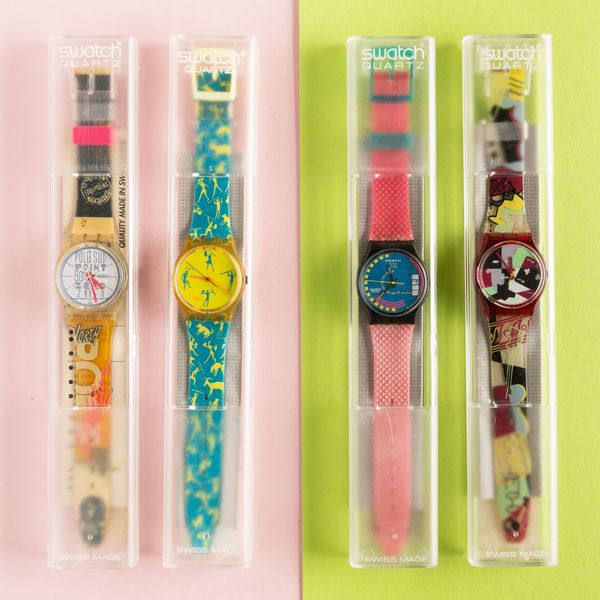 Swatch : Quattro Swatch NOS  - Asta Swatch my Valentine - Associazione Nazionale - Case d'Asta italiane