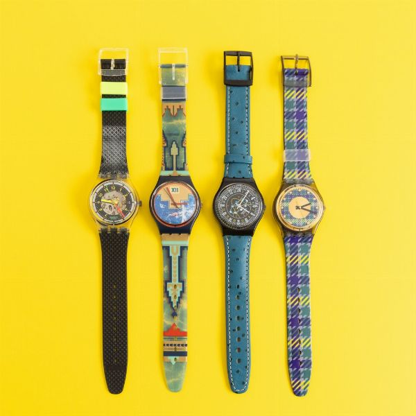 Swatch : Quattro Swatch NOS  - Asta Swatch my Valentine - Associazione Nazionale - Case d'Asta italiane