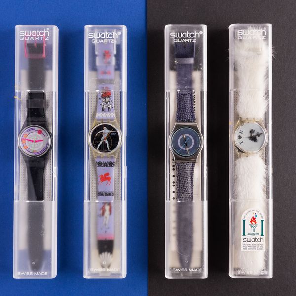 Swatch : Quattro Swatch NOS  - Asta Swatch my Valentine - Associazione Nazionale - Case d'Asta italiane
