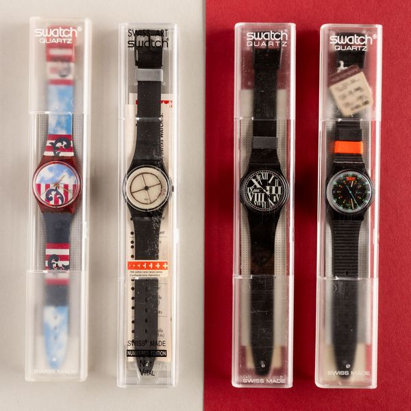Swatch : Quattro Swatch NOS  - Asta Swatch my Valentine - Associazione Nazionale - Case d'Asta italiane