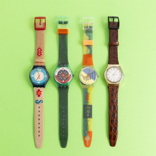 Swatch : Quattro Swatch NOS  - Asta Swatch my Valentine - Associazione Nazionale - Case d'Asta italiane