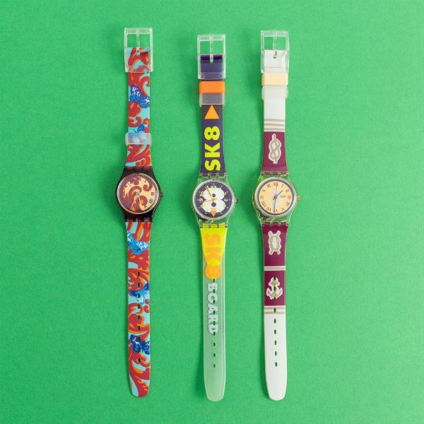 Swatch : Tre Swatch Lady NOS  - Asta Swatch my Valentine - Associazione Nazionale - Case d'Asta italiane