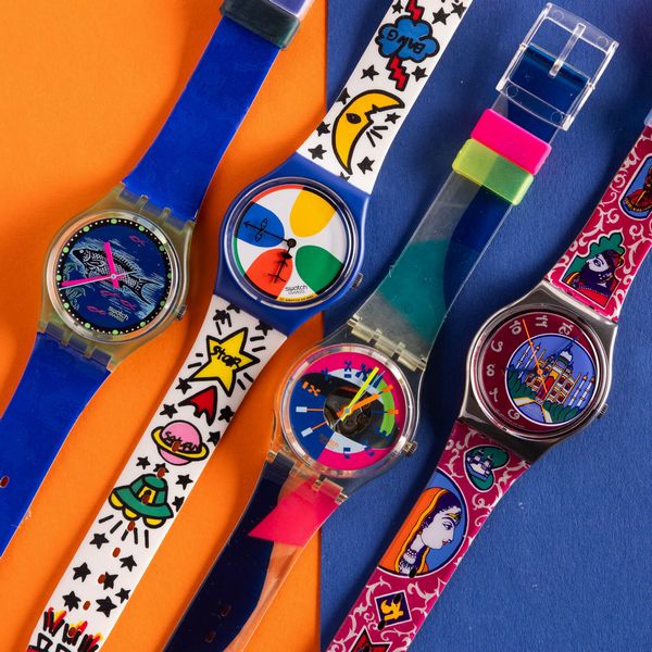 Swatch : Quattro Swatch Lady NOS  - Asta Swatch my Valentine - Associazione Nazionale - Case d'Asta italiane
