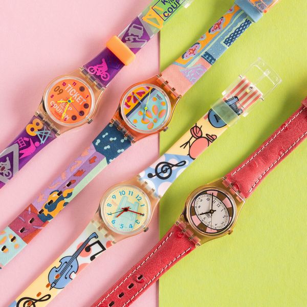 Swatch : Quattro Swatch Lady NOS  - Asta Swatch my Valentine - Associazione Nazionale - Case d'Asta italiane
