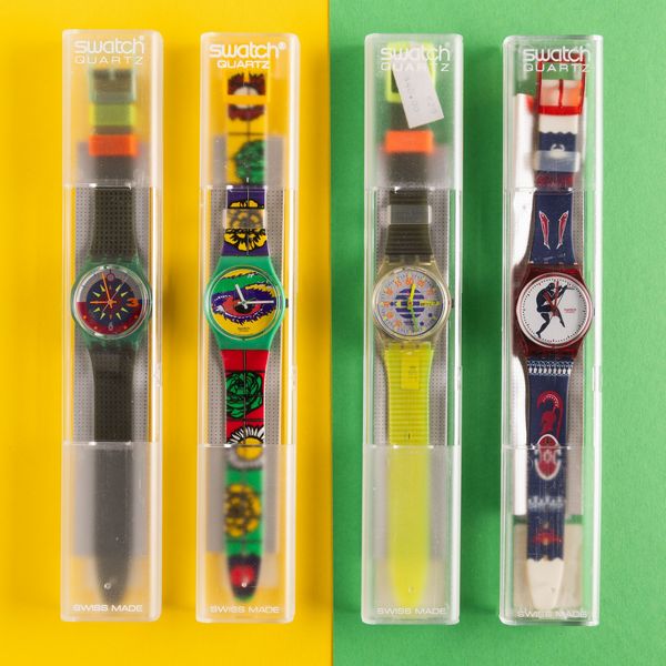 Swatch : Quattro Swatch NOS  - Asta Swatch my Valentine - Associazione Nazionale - Case d'Asta italiane